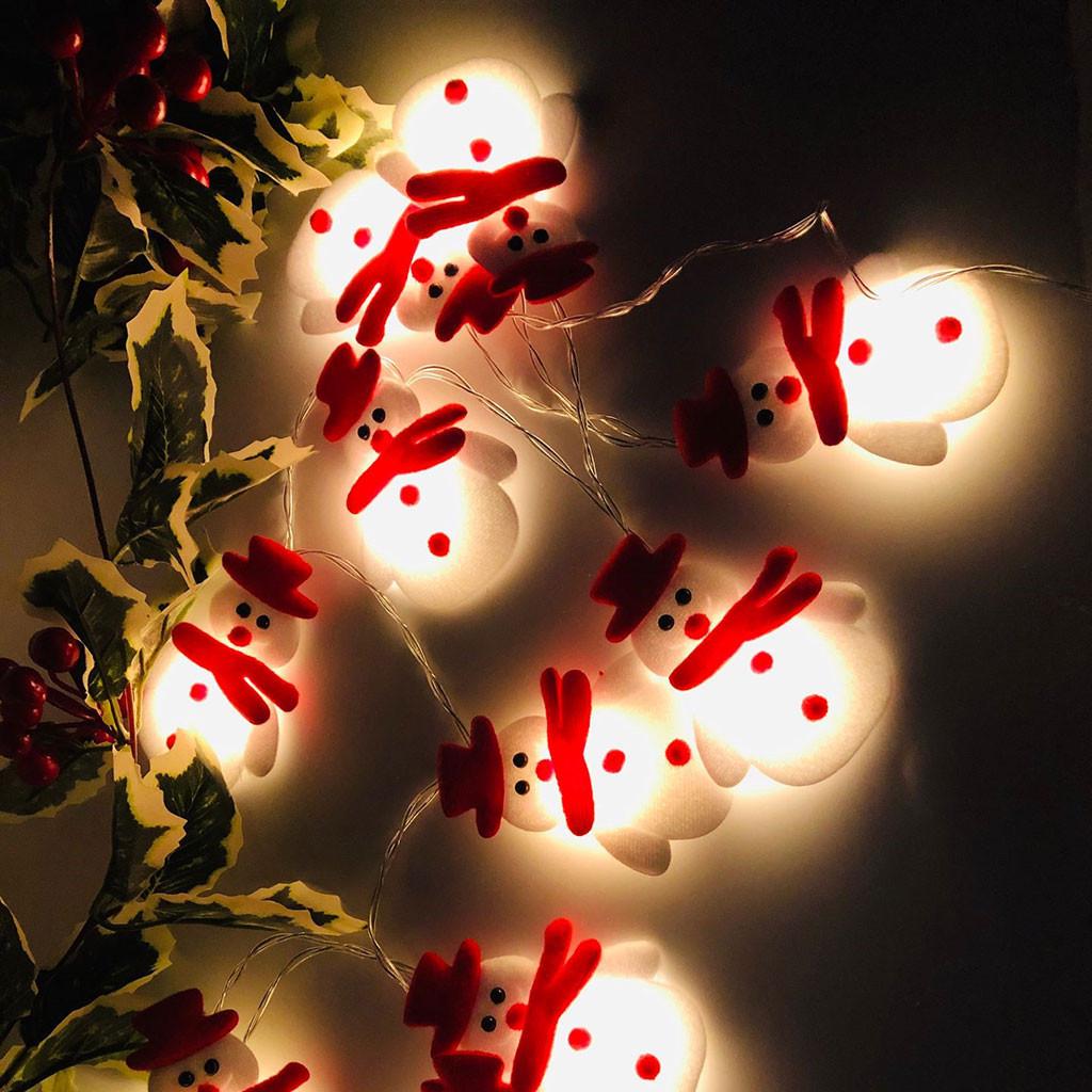 LED Christmas Snowman Strings Christmas Tree Holiday Party Decoration