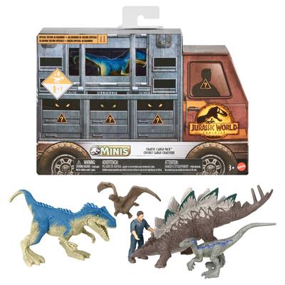Mattel Мир Юрского периода Новые Доминаторы Минифигурка Ограниченная Серия 4 Динозавра 1 Фигурка Человека 5 Минифигурок Всего GWP71 Мультипак (Включает Аллозавра)