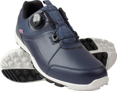 Кроссовки для гольфа MEGA GOLF темно-синие с циферблатом Free Lock Spikeless 26,5 см A-TOP MG-2021