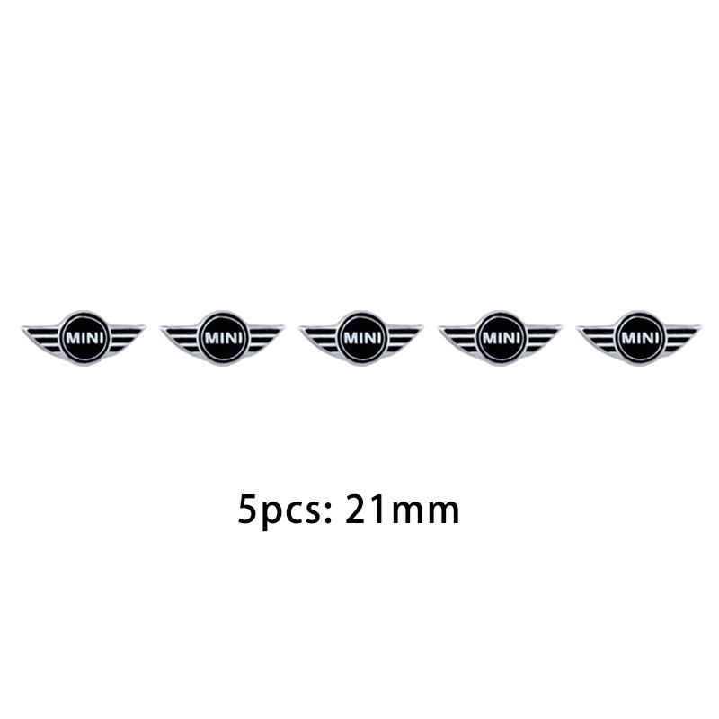 21mm Car Key Stickers Keyhole Decor Decal For BMW MINI Cooper One JCW F54 F55 F56 F57 F60 R50 R52 R53 R60 Key Fob Emblem Sticker G2