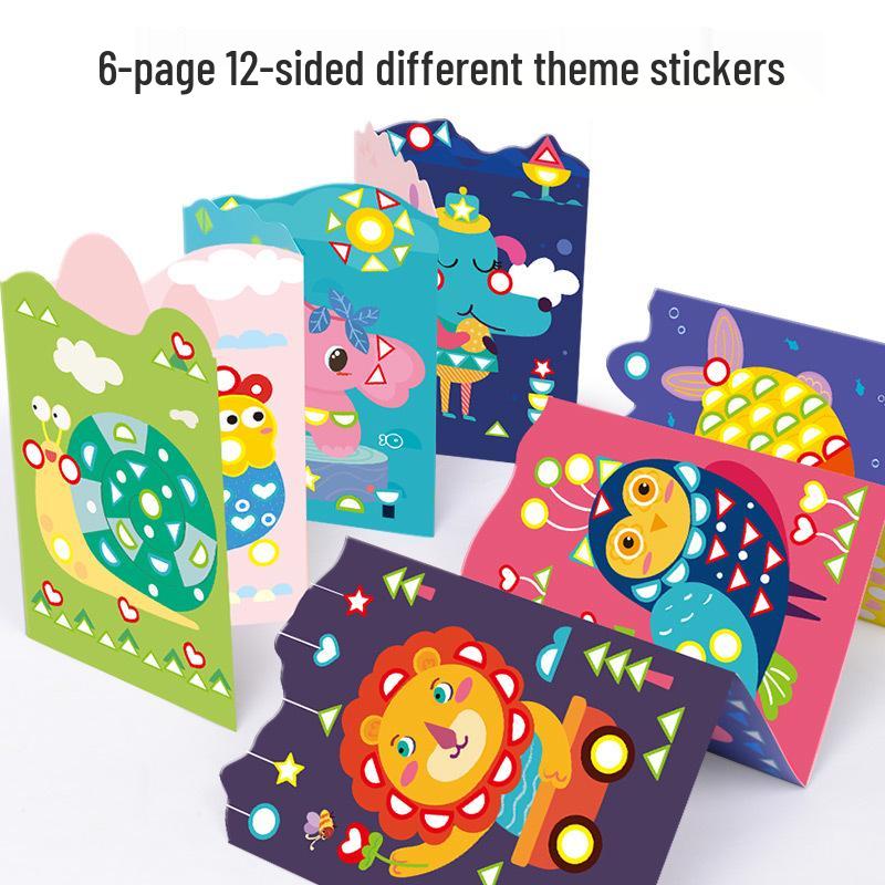 Геометрические мозаичные наклейки «Ангел Гибискус» DIY - Креативные материалы для рукоделия для детского сада