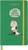Moleskine 2026 Peanuts Daily Starting In Charlie Large Size X Emerald DHPE12DC3Y26 Diary, 12-Month Planner, January, & Snoopy, (13cm 21cm), Green,