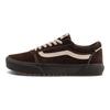 Vans Ward Износостойкие Низкие Кеды для Скейтборда Мужские Темно-коричневые Кроссовки VN000CZFCFB