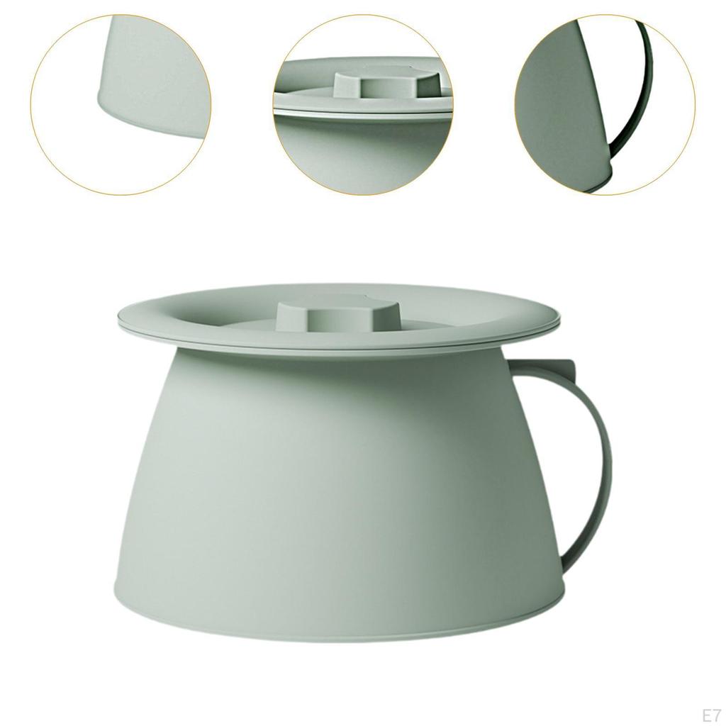 Удобный ночной горшок для дома, портативный туалет с ручкой