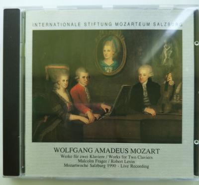 CD ВОЛЬФГАНГ АМАДЕЙ МОЦАРТ, МАЛКОЛЬМ ФР - Произведения Для Двух Фортепиано / Works For ISM90 ORF Australia Классика Б/У