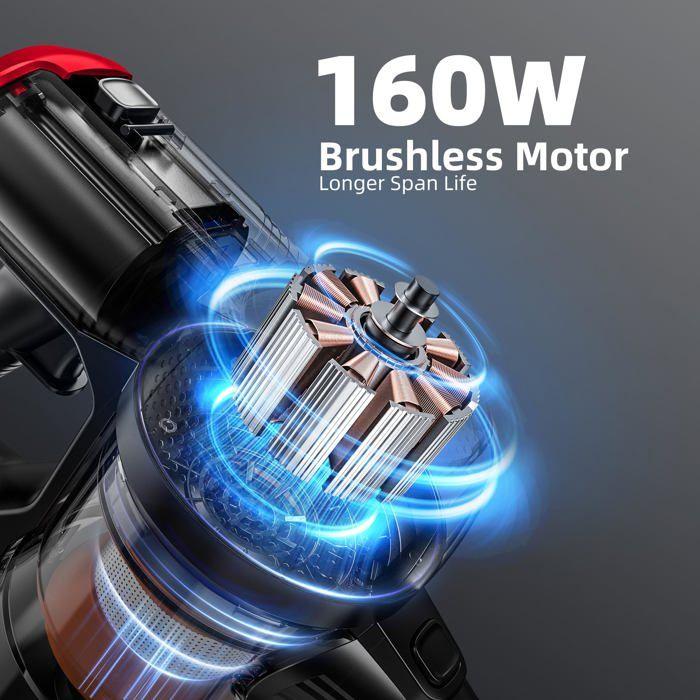 Пылесос-швабра - Conopu - DH-XCD02 - Бесщеточный двигатель - 22 кПа - 4-слойный HEPA-фильтр