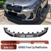 3-секционная передняя юбка-губа в стиле MP для BMW X3 G01 X4 G02 2022-2024