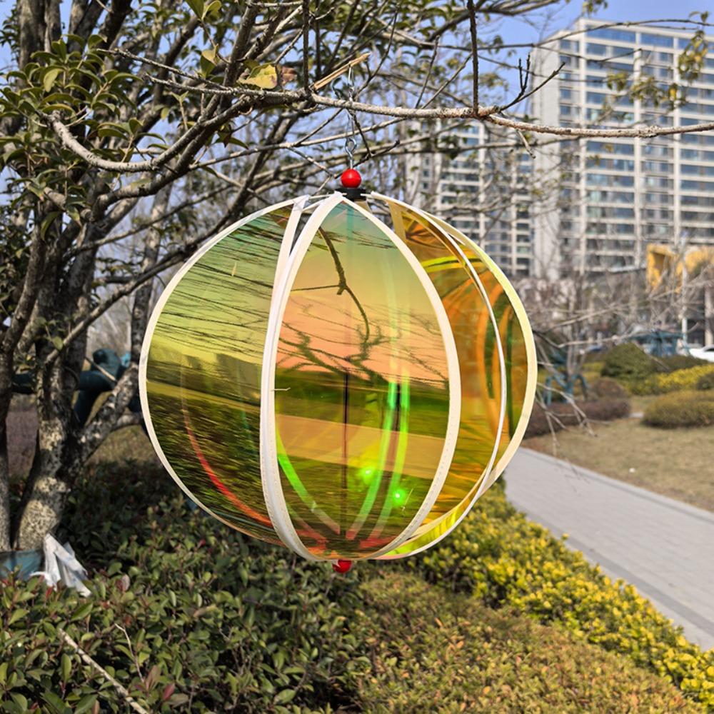 Прозрачный Материал Воздушный Шар Ветрячок Цветной Дизайн Пластиковый Материал Фонарь Воздушный Шар Ручная Работа