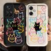 Модный милый чехол-накладка с черным котом для Xiaomi Redmi Note 14 Pro Plus Note 13 13C A1 A2 A3 A4 14C 12 11 11s 12C 10 12s