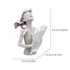 Winged Maiden Figurine Artistic with Flower Holder Modern Decorative
