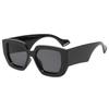 Fashion Square Sunglasses Woman Mirror Black Gradient Sun Glasses Female Big Frame Modern Retro Vintage Oculos De Sol