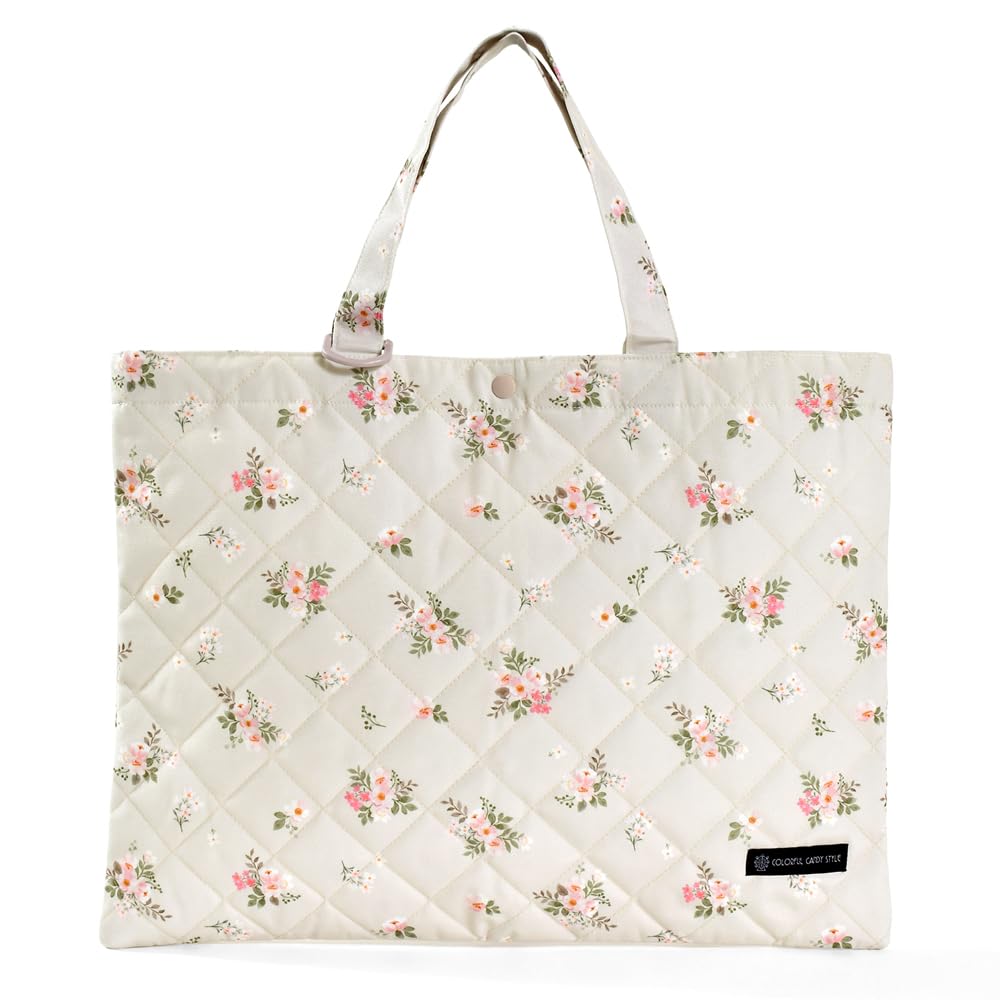 КРАСОЧНЫЙ КОНФЕТНЫЙ СТИЛЬ Стеганый Входной Набор для Девочек 4 Предмета Детский сад/Школа (Маленький букет) - Водоотталкивающий, Легкий, Устойчивый к пятнам,