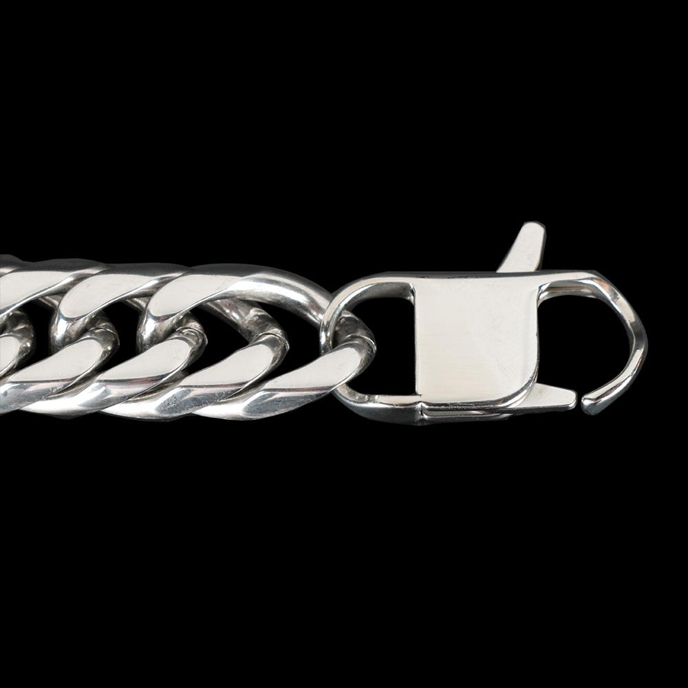 Punk Stainless Curb Cuban Stainless Steel Men 16mm Necklace Punk Style