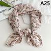 56Cm Ladies Headband Cotton Linen Square Scarf Korean College Girls  Elegant Neck Scarves Sun Protection Headscarf