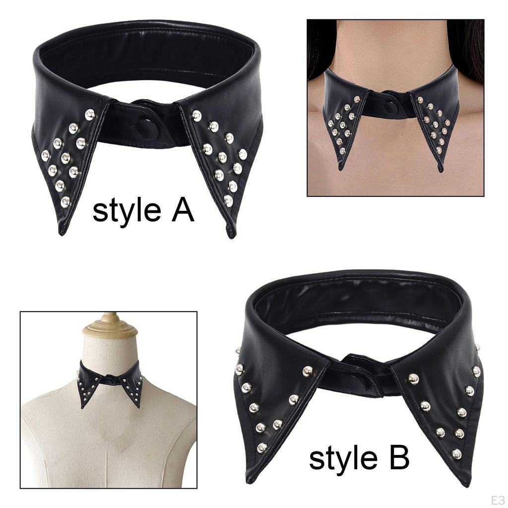 Fake Ruffle Gothic Fashion Choker for Clothes Blouse Apparel Sweaters Party