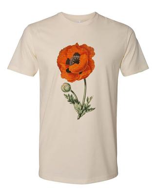 Коттедж Cult Clothing Футболка 100% Хлопок Викторианский Готический Ведьма Красный Мак