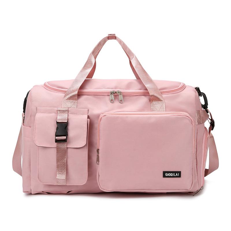 Женская многофункциональная дорожная сумка большой вместимости с отделением для сухих и влажных вещей, легкая, для перевозки и хранения багажа, чехол для сумки на колесах, сумка для спортзала