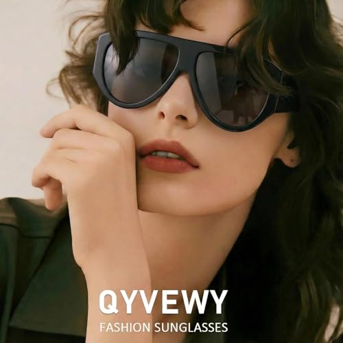 Gafas Aviador Oversized Montura Gruesa Cuadrada Protección UV400 Lentes De Sol Estilo Vintage Unissex Para Mujeres y Hombres