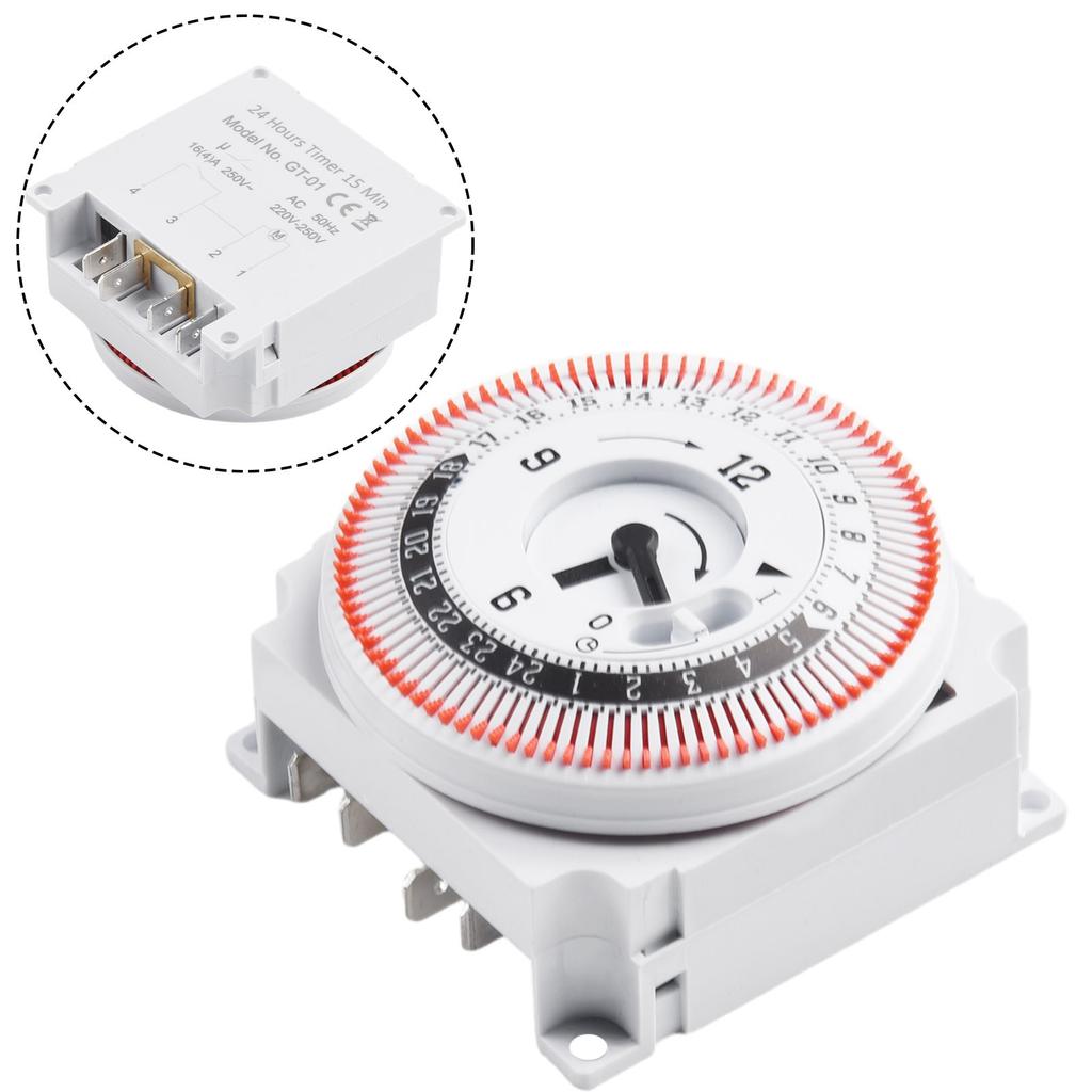 Таймер-переключатель 24 часа Многофункциональное механическое промышленное устройство времени Панель