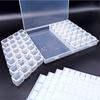 28/56 Girds Plastic Storage Box Jewelry Beads Diamond Painting Nail Art Storage Container Case