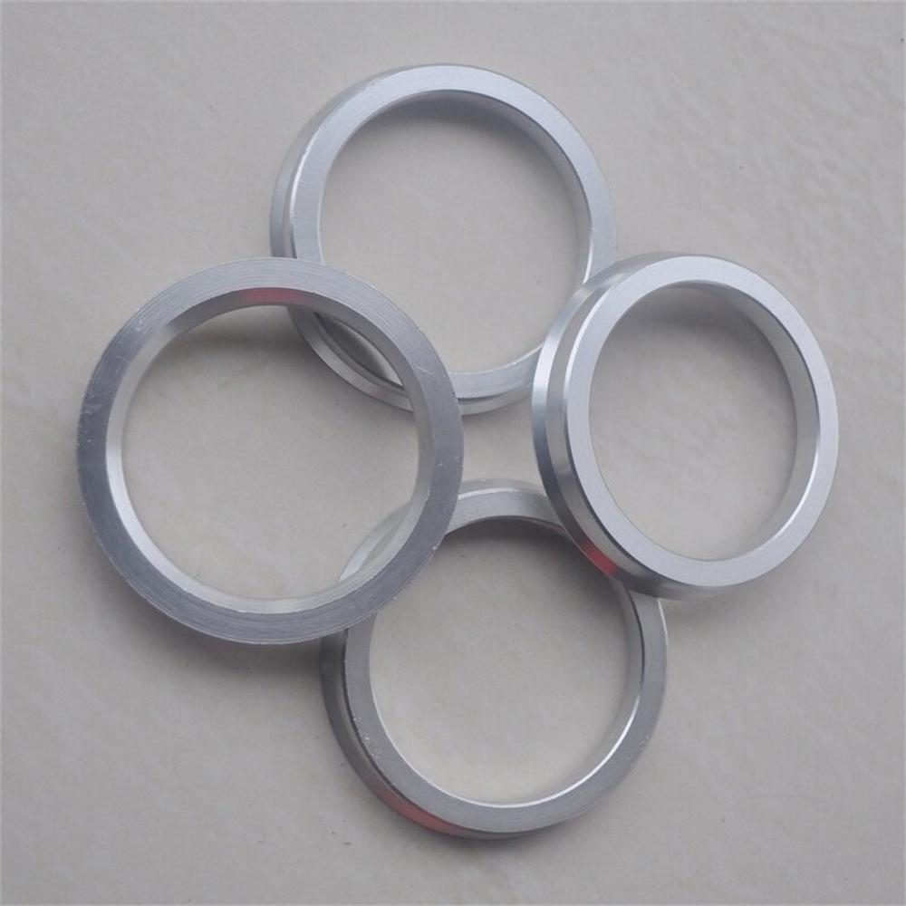 4 шт. Алюминиевые центрирующие кольца для колесных ступиц 57,1 мм на 66,5 мм