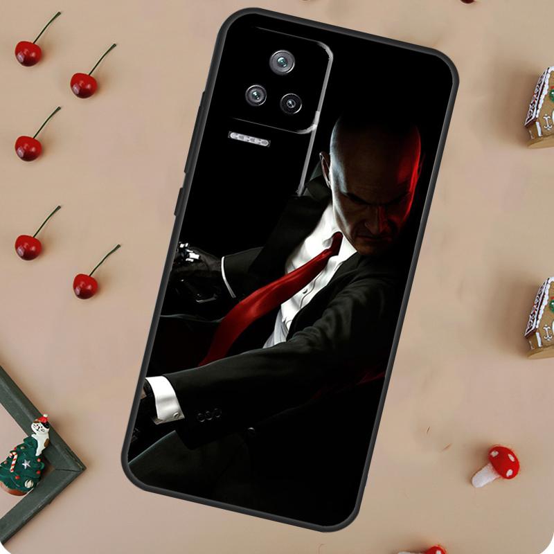 Man Hitman Agent Case For Xiaomi 15T 14T 13T Pro 17 Pro Max 14 15 Ultra POCO X7 F8 Pro X3 X5 X6 F5 F6 F7 Cover