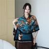 Butterfly Oil Painting Shawl Autumn and Winter New Literary and Fashionable Imitation Cashmere Scarf Women's Oversized Versatile Warm Thickened Scarf