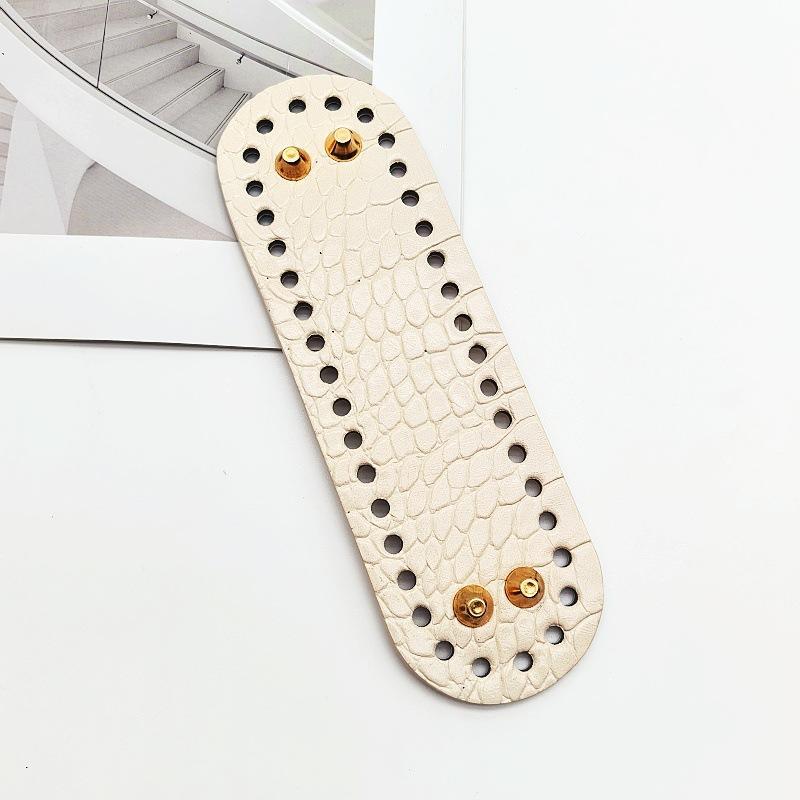 Круглое Овальное Дно Сумки из Искусственной Кожи с Отверстиями для DIY Домашнего Декора Ручной Работы Вязаная Сумка Крючком Дно Сумки Аксессуары