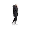 Adidas Neo Solid Color Logo Zip Hooded Down Jacket Unisex Outerwear Black HN4787