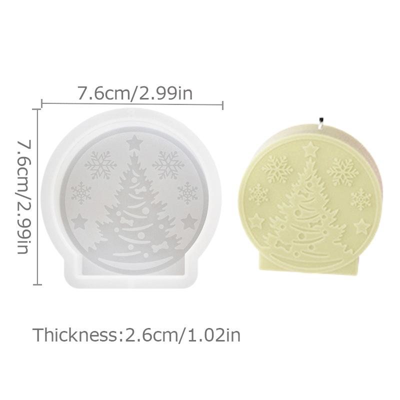 Christmas Tree Snowman Deer Christmas Fragrance Decorations and Ornaments DIY Mould