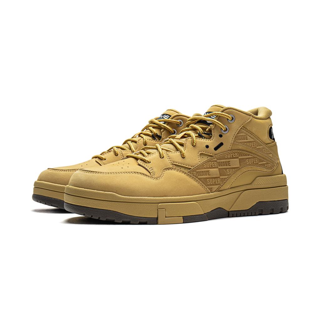 Li Ning Wave MID Термостойкие Скользкие Средние Кеды для Скейтборда Унисекс Umber AGCV379-1