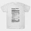 Asian Size Cotton Unisex Tshirt Print T-shirt Anxiety Facts T-shirt No-Cut Print Regular Fit