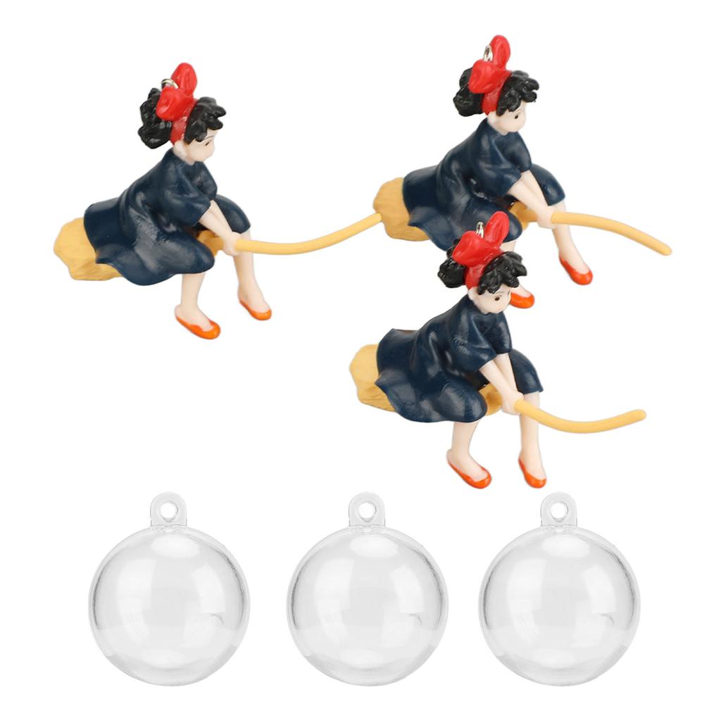 Little Witch Fish Tank Decorations Cute Floating Little Witch Aquarium Decorations for Fish Tank