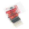 100pcs Straight Plug Electronic Components 8 Sizes Diodes for Electronics Repair