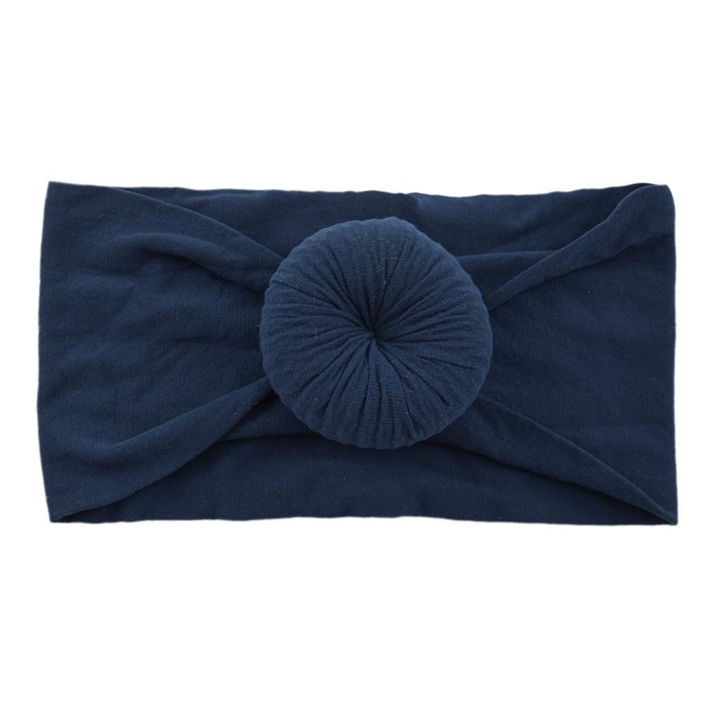 Детские головные уборы из нейлона, широкие детские аксессуары для волос, мягкие чулки с шариками, повязка на голову для малышей из нейлона, повязка на голову в виде пончика