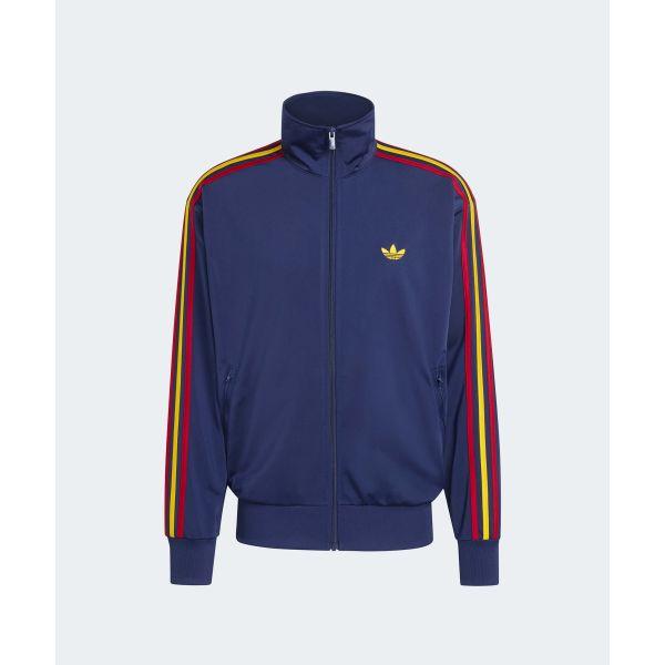 adidas Originals Firebird Adicolor Спортивная Свободная Вязаная Полосатая Куртка Мужские Куртки KD3847