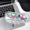 181 English Letters, Numbers & Symbols Label Stickers (4 Sheets) for Student Diaries & Collages