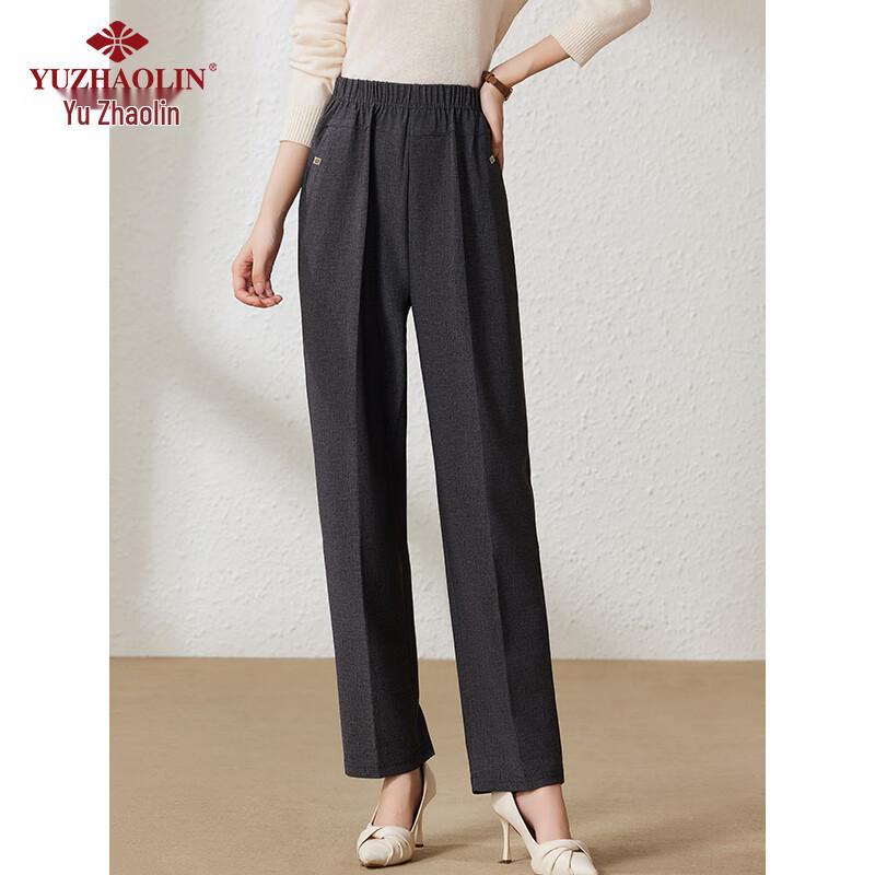 Yuzhaolin Mid-Aged Women's Spring Autumn Casual Straight Leg Pants Y243K2007