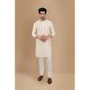 Мужская хлопковая курточка Manyavar (MK50102-302-XL_Кремовый_42)