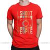 Мужская винтажная футболка с принтом 'Shoot People Photographer' Новинка 100% хлопок Футболка с коротким рукавом T