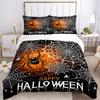 3pcs Spider Web Duvet Cover Set - Includes 1 Duvet Cover and 2 Pillowcases, No Quilt Core, All-Season Home Decor yy251111028