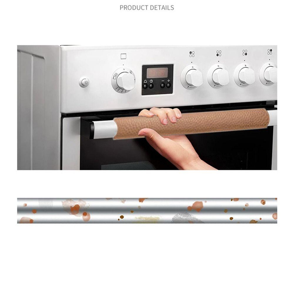 PU Leather Refrigerator Door Handle Cover Protective Car Safety Belt Covers Door Gloves Household