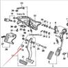 Premium Pedal Stopper 46505-SA5-000 for Acura CR-V, Avancier, Sedan, and Civic.
