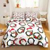 Penguin Duvet Cover Antarctic Animals Duvet Cover For Boys Girls Cartoon Style Twin Size Winter King Polyester Qulit Cover