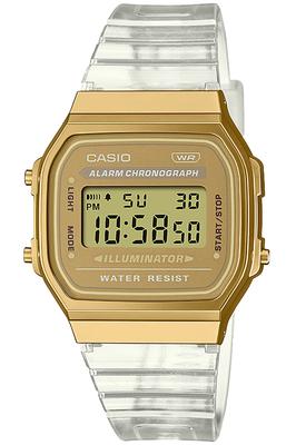 [Casio] Часы Casio Standard A168XESG-9AJF унисекс для взрослых скелетон x золото