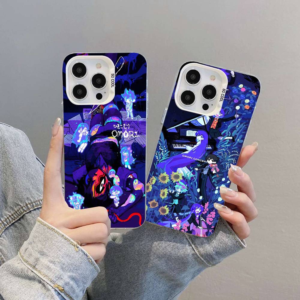 O-Omori Game Phone Cases For IPhone 17 16e 15 14 13 12 11 Plus Pro Max ProMax Colorful Covers