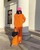 New Autumn and Winter Loose Leisure Suit Design Fashion 2 Two Pieces Sets Women Suits