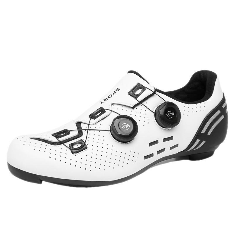 Mens Cycling Shoes Road MTB Clipless Locking Bike Rigid Sole Breathable Unisex