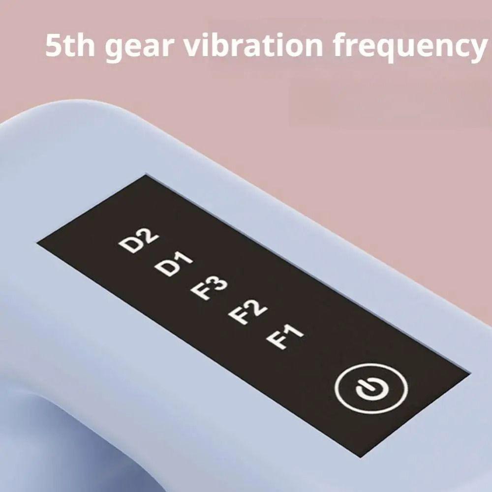 Adjustable Speed Electric Fascia Massage Ring Portable Muscle Handheld Massager Back Waist Leg