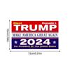 10Pcs 2024 Trump Sticker Trump Custom Bumper Decal Trump Sticker Phone Case Car Bumper Decor For Presidential Election 3.9*5.9in
